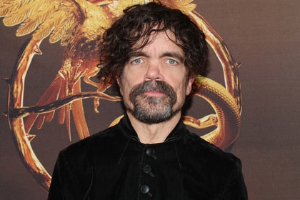 Peter Dinklage on the red carpet for The Hunger Games: The Ballad Of Songbirds & Snakes