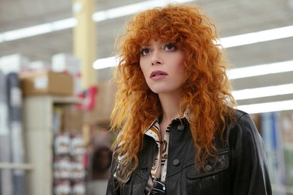 Charlie Cale standing in a store in Poker Face Season 2, Episode 7.