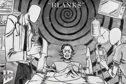 The cover of The Twilight Zone #1 featuring a man in a hospital bed surrounded by faceless staff.