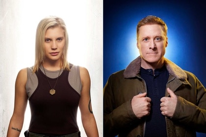 Katee Sackhoff and Alan Tudyk side by side