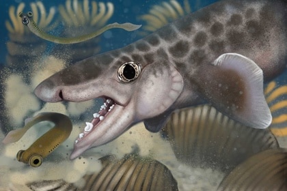 An artist rendering of the Mammoth Cave Shark