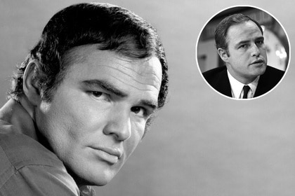 Burt Reynolds Marlon Brando GETTY