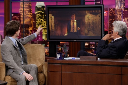 Daniel Radcliffe Jay Leno GETTY