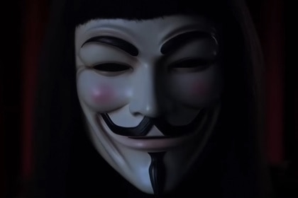 V for Vendetta film header