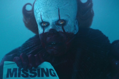 IT Welcome to Derry Pennywise header