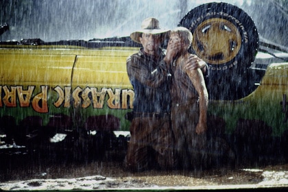 Jurassic Park Alan Grant and Lex GETTY header