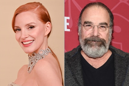 Jessica Chastain Mandy Patinkin GETTY split header