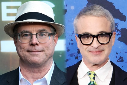 RIGHT: Andy Weir at Project Hail Mary premiere, LEFT: Alex Kurtzman at Star Trek: Starfleet Academy premiere.