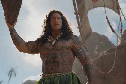 Dwayne Johnson Maui live action Moana header