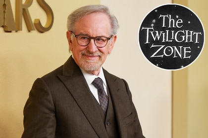 Steven Spielberg Twilight Zone logo inset GETTY header