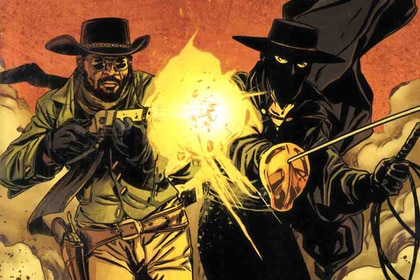 Django Unchained Zorro comic book header