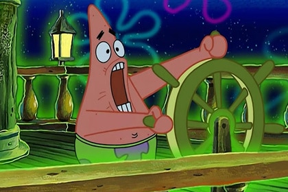 Patrick Star SpongeBob SquarePants header