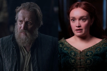 SIDE BY SIDE: Rhys Ifans as Otto Hightower and Olivia Cooke as Alicent Hightower.