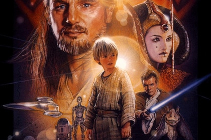 Star Wars Phantom Menace poster header