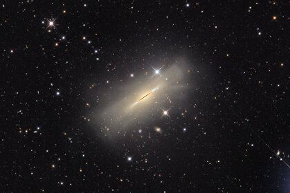 A deep image of NGC 5866 reveals huge streams of stars looping around it; clear evidence of a recent galactic collision. Credit: Adam Block/Mount Lemmon SkyCenter/University of Arizona