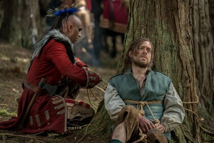 Braeden Clarke (Kaheroton), Richard Rankin (Roger Wakefield) - Outlander Episode 410