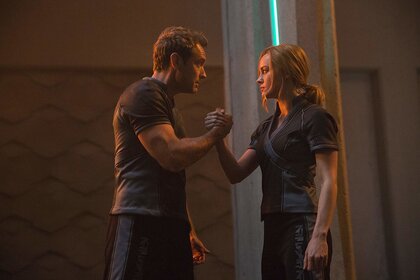 Captain Marvel Jude Law Brie Larson 