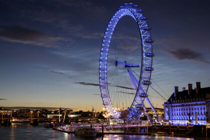 Noctilucent clouds over London. Credit: Christoph Malin, from the video