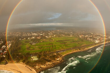 circular rainbow