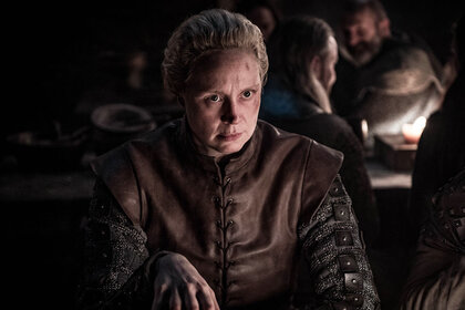 Gwendoline Christie as Brienne in Game of Thrones on HBO