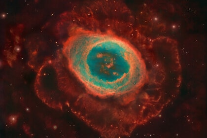 The glorious Ring Nebula, one of the finest examples of a dying star in the sky. Credit: NASA, ESA, and C. R. O'Dell (Vanderbilt University) and Robert Gendler