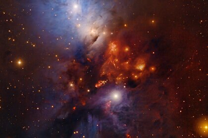 Turbulence, eruptive stars, gassy discharge, and sheer beauty: NGC 1333 has it all. Credit: NAOJ/DSS/NOAO/Robert Gendler & Roberto Colombari