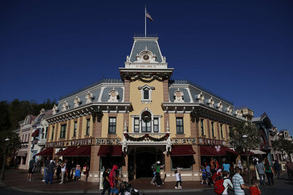 Main Street, USA at Disneyland