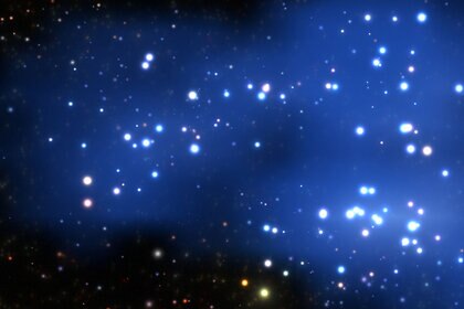 A visualization of the Hyperion proto-supercluster based on actual observations. Credit: ESO/L. Calçada & Olga Cucciati et al.