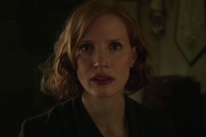 It: Chapter Two Jessica Chastain and old woman