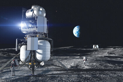NASA Blue Origin lunar lander design