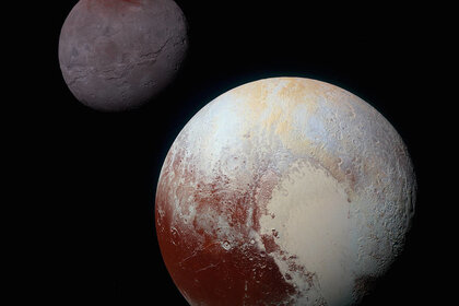 Pluto and its moon Charon