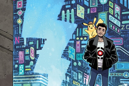 POKEMON Detective Pikachu Graphic Novel Cover Art