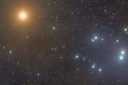 The magnificent Hyades cluster, which makes up the head and hors of Taurus the bull. Credit: Rogelio Bernal Andreo
