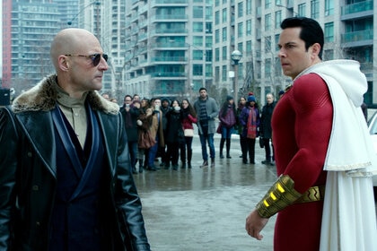 Shazam Mark Strong Zachary Levi