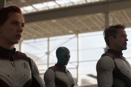 Avengers: Endgame trailer, Natasha Romanoff and Tony Stark