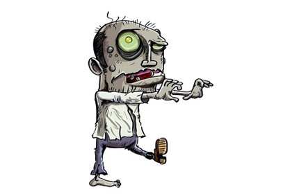 Braaaaiiinnnnsss ... destroyyyy allll braaaaiiinnnnsss ... Credit: Anton Brand/Shutterstock