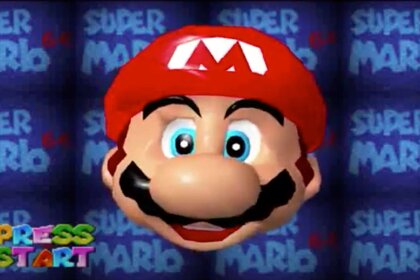 Super Mario 64 hero