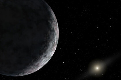 kbo_art_3Artist's depiction of a distant Kuiper Belt object, the Sun, and inner solar system far, far away. Credit: NASA/JPL-Caltech