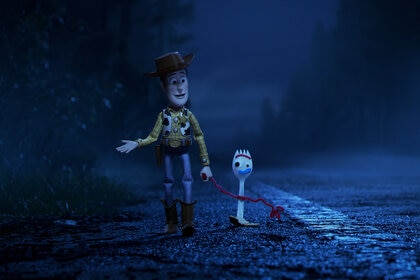 Woody and Forky Toy Story 4