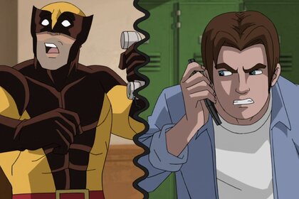Ultimate Spider-Man Wolverine body-swap hero