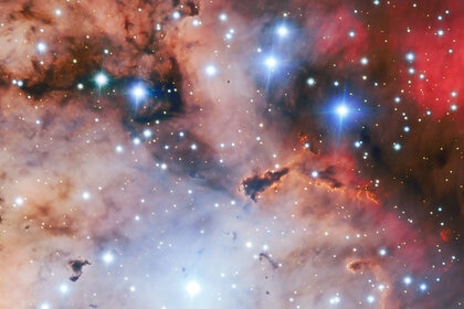NGC 2467, aka the Skull and Crossbones Nebula. Credit: ESO