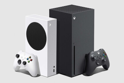 Xbox Series X and Series S side by side