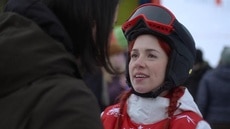 D’Arcy Hits the Slopes