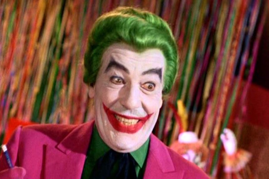 Cesar Romero The Joker Buttons Pins Badge 1" pinback classic 1966 Batman TV Show 