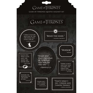 Game of Thrones Quotes Magnet Set