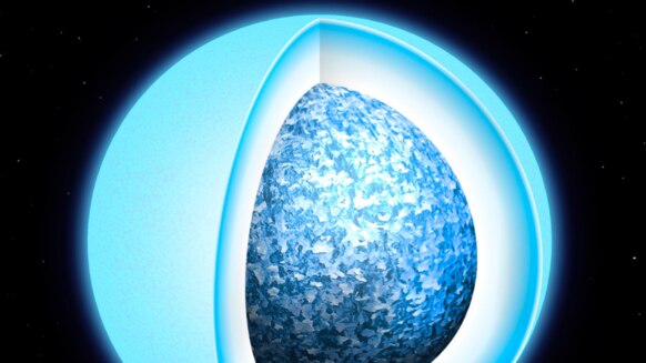 ESA image of a crystallized white dwarf