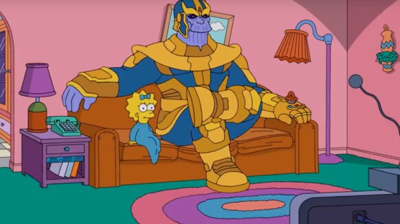 The Simpsons Thanos via official YouTube 2019