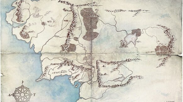 Lord of the Rings amazon map
