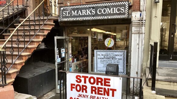 St Marks Comics closing 