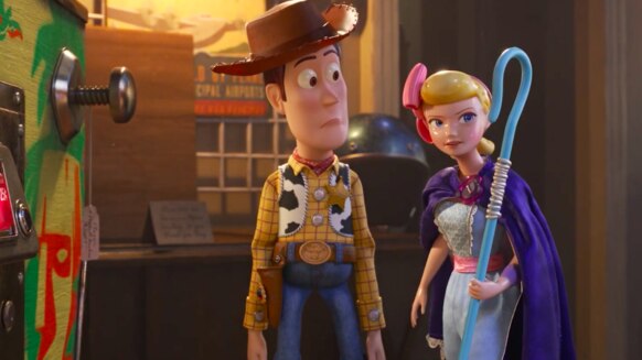 Woody and Bo Peep Toy Story 4